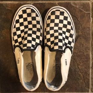 checkered vans